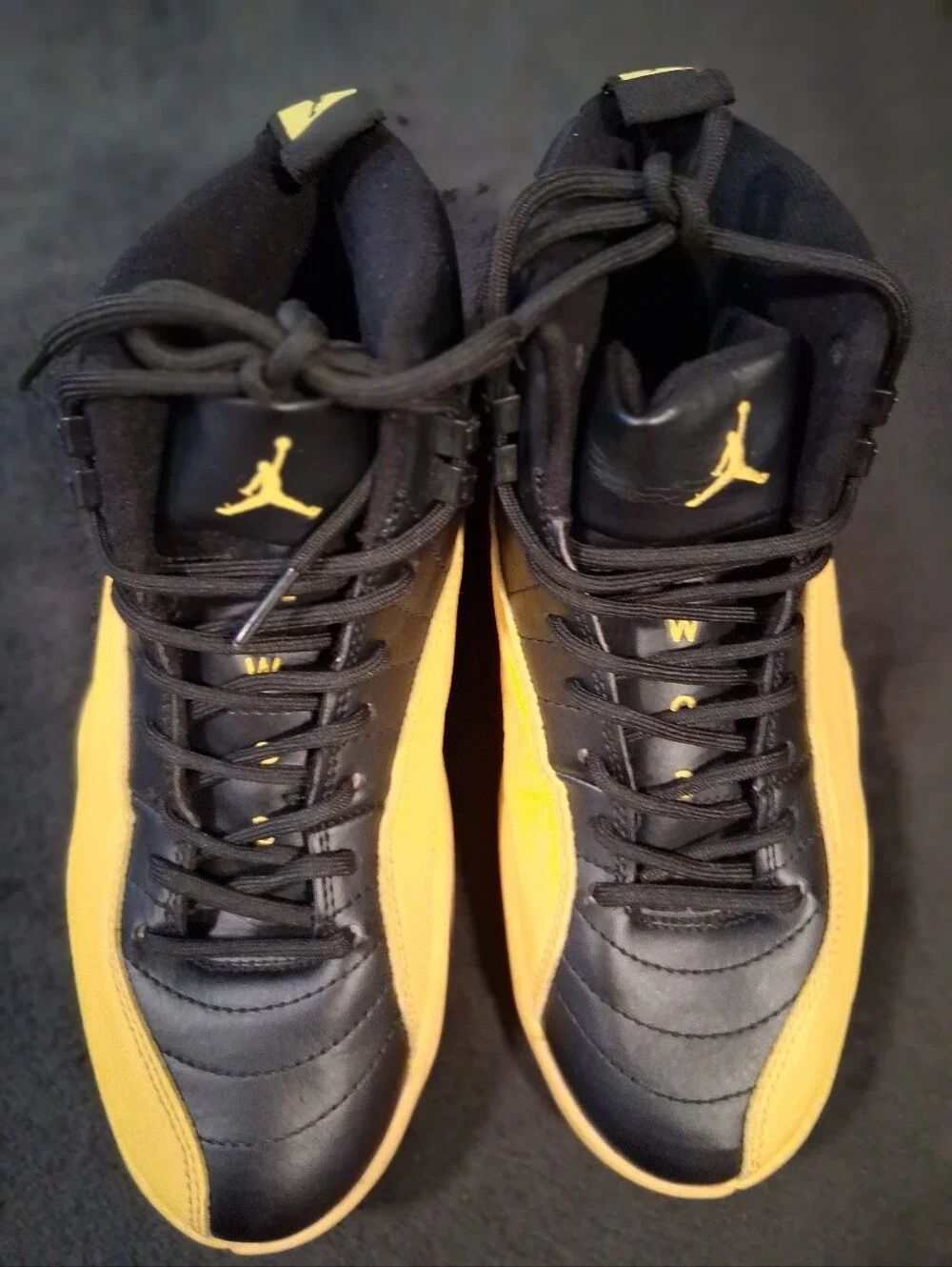 Air Jordan Men’s Athletic Shoes in Black & Yellow